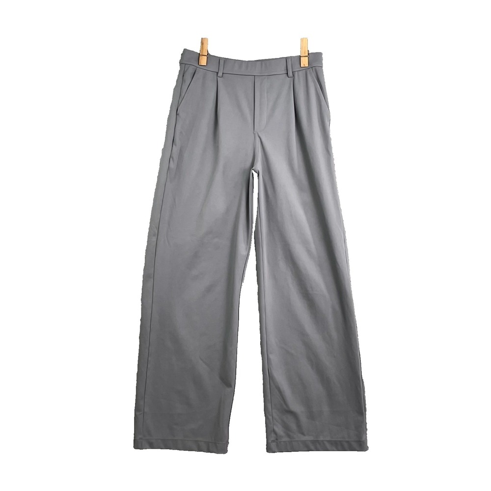 Halara HaloTek Air Flex Work Pants Women Medium Gray Career Office Preppy Travel